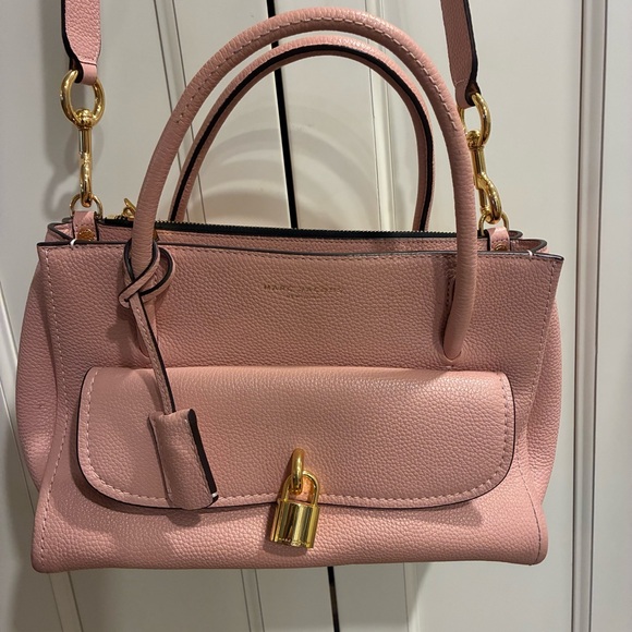 Marc Jacobs New York Chic Pink Satchel with Gold Accents - Picture 1 of 16